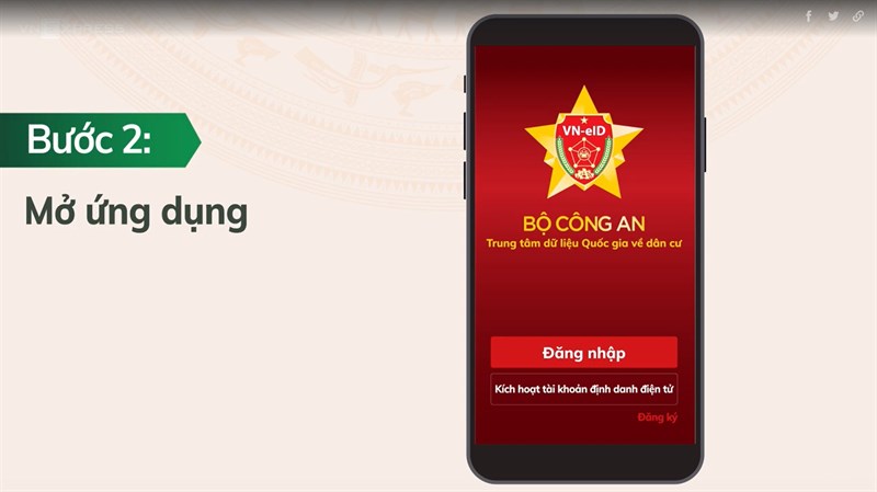 Mở ứng dụng được tải trực tiếp từ 2 kho ứng dựng CH Play thuộc Android và App Store thuộc iOS