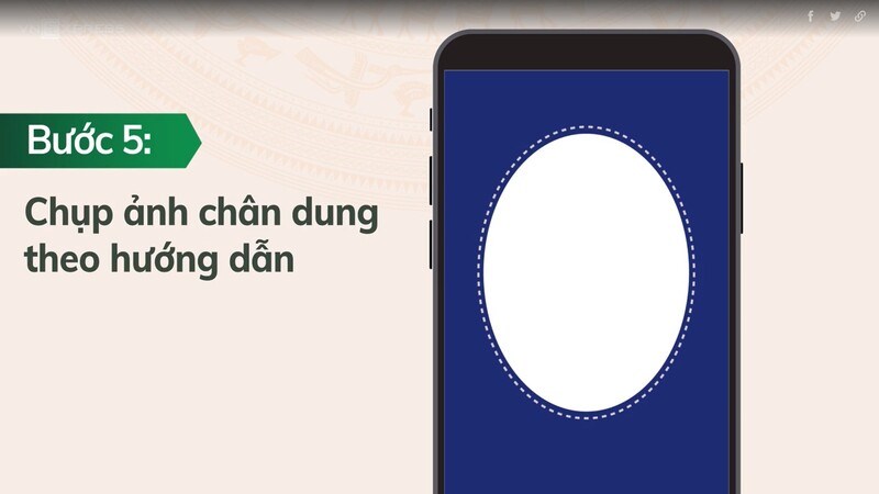 Chụp ảnh chân dung. Bạn nhớ thực hiện cẩn thận theo chỉ dẫn của ứng dụng nhé