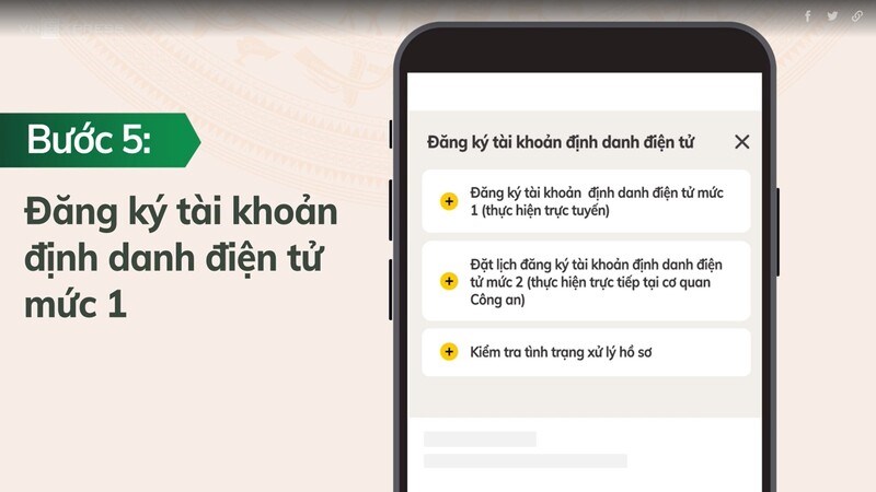 hệ thống sẽ cung cấp 1 mã QR ngay ngoài màn hình chính của ứng dụng